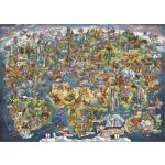 ANATOLIAN Úžasná mapa světa 3000 dílků – Hledejceny.cz