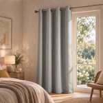 Mybesthome Sierra Blackout Zatemňovací závěs s kroužky, 135 × 250 cm, šedý, 1 ks – Hledejceny.cz