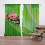 Sablio Závěs Beruška na listě: 2ks 140x250cm – Hledejceny.cz