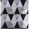 Tapety Wall Art Decor ® Samolepící fólie trojúhelníky šedé 45 cm x 10 m