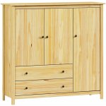 IDEA Nábytek Prádelník 3 dveře + 2 zásuvky TORINO kovové úchytky – Sleviste.cz