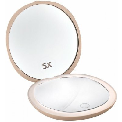Kapesní kosmetické zrcátko s LED osvětlením NUDE GloryStyles – Sleviste.cz