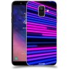 Pouzdro a kryt na mobilní telefon Samsung Pouzdro ACOVER Samsung Galaxy A6 A600F s motivem Led Lights