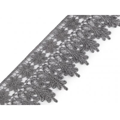 Prima-obchod Vzdušná krajka šíře 70 mm, barva 7 šedá tmavá – Zbozi.Blesk.cz