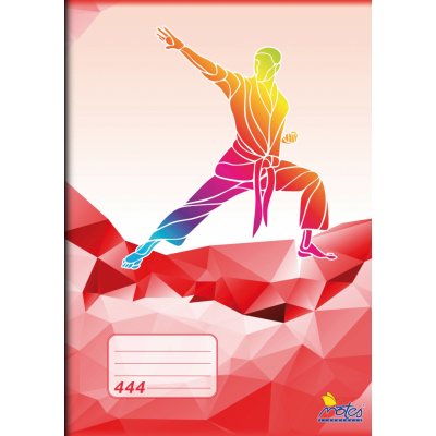 Notes sešit 444 A4 linka 8 mm – Zboží Mobilmania