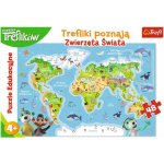 Trefl Vzdělávací 48 Treflíci poznávají zvířata světa – Zboží Dáma