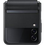 Samsung Z Flip4 kožené zadní Black EF-VF721LBEGWW – Zboží Mobilmania