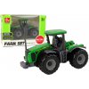 Auta, bagry, technika Lean Toys Zemědělská vozidla Traktor Zelený traktor