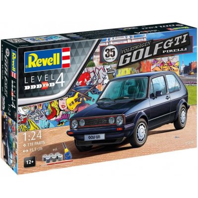 Revell 35 Years VW Golf 1 GTI Pirelli 05694 1:24 – Hledejceny.cz