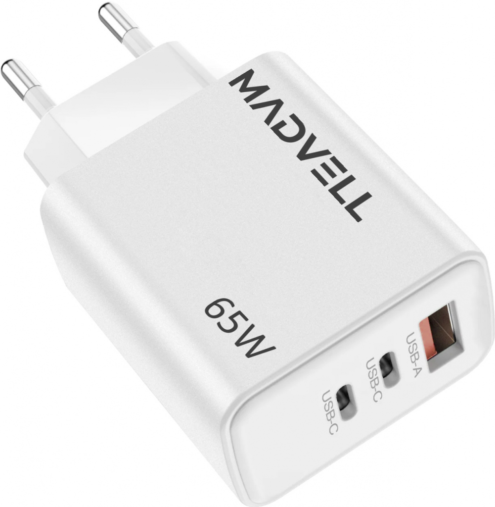 Madvell USB-C/A 65W bílá