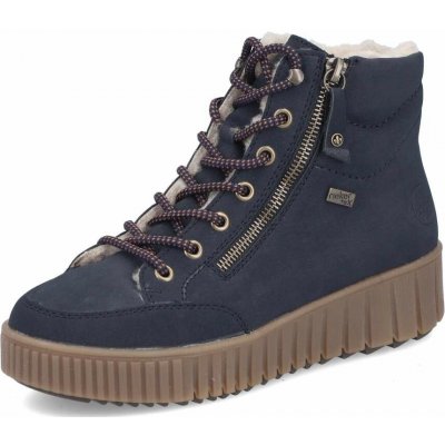 Rieker dámská kotníková obuv Y6104-14 modrá – Zbozi.Blesk.cz