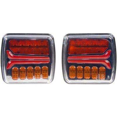 Sdružená LED lampa zadní s dynamickými blinkry 12/24V – Zboží Mobilmania
