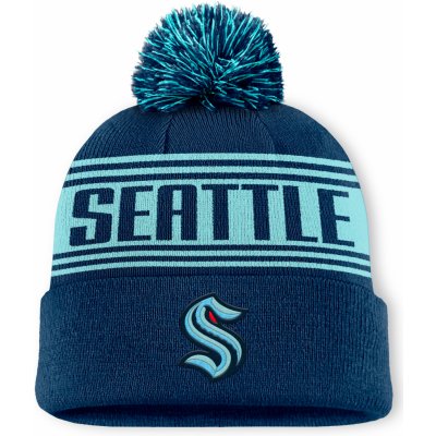 Fanatics pánská čepice Seattle Kraken A/CAP beanie Cuff W/Pom – Hledejceny.cz