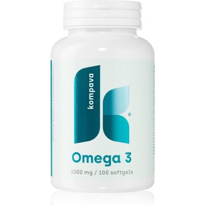 Kompava Omega 3 podpora správného fungování organismu 100 kapslí – Hledejceny.cz