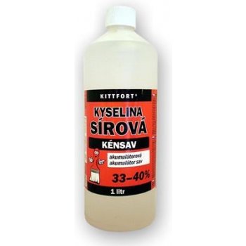 Kittfort kyselina sírová akumulátorová 33-40% 1 l