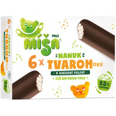 Míša Tvarohový nanuk multipack, 6 x 45 ml – Zboží Mobilmania