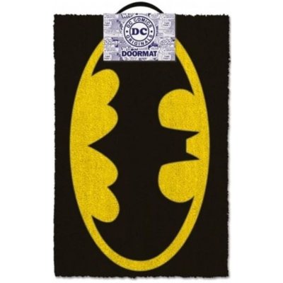 CurePink Batman Logo černá 60 x 40 cm – Zboží Mobilmania