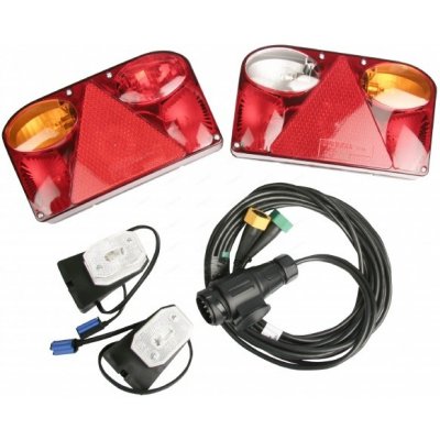 SET světel + elektrokabeláž k vleku 7pin/5m se světly FT-88BAJ | Zboží Auto