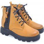 Kacper dámské kotníkové boty 4-5366 912+163-PO žlutá – Hledejceny.cz