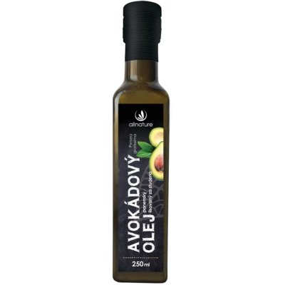 Allnature Avokádový olej stolní olej 250 ml