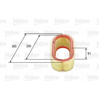 Vzduchový filtr VALEO 585647 – Zboží Mobilmania