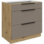 Stolarz-Lempert Kuchyňská skříňka Aria TA-AR - dolní 80 D 3S šuplíková PREMIUM BOX – Zboží Dáma