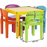 Kondela set 1+4 vícebarevný Zilbo – Zboží Dáma