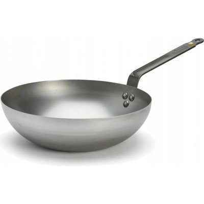 Pánev Wok de Buyer Mineral B 28 cm ocel 3 L indukce Francie – Hledejceny.cz