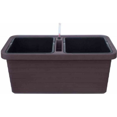 Plastia truhlík Berberis Duo 78x39x35 cm čokoláda