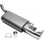 TA Technix sportovní výfuk Opel Corsa B hatchback 3/5dvéř. (93-00), 1x 70x140 mm DTM oválná zahnutá nerezová koncovka s pertlem – Hledejceny.cz