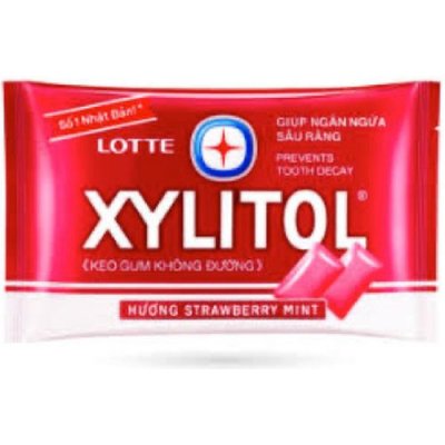 Lotte Xylitol Strawberry Mint 11.6g
