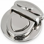 Sada zapínání na kabelku 30x32 mm srdce - nikl – Zbozi.Blesk.cz