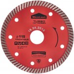 Turbo diamantový kotouč lisovaný za tepla 115 × 2,2 × 22 mm – Zboží Dáma