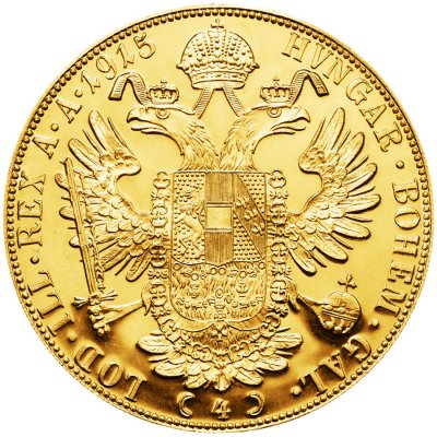 Münze Österreich Zlatá mince 4 Dukát Františka Josefa I. 1915 Novoražba 13,96 g – Zboží Mobilmania