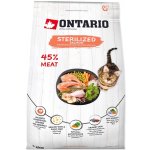 Ontario Cat Sterilised Salmon 6,5 kg – Zboží Dáma