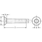 imbus M5x14 A4 NEREZ zápustná hlava DIN 7991 - ISO 10642 – Zbozi.Blesk.cz