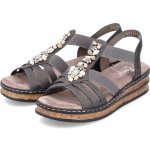 Rieker 62949 45 Šedá – Zboží Dáma