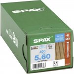 SPAX 0537000500605 šroub do dřeva 5 mm 60 mm T-STAR plus nerezová ocel A2 400 ks – Hledejceny.cz