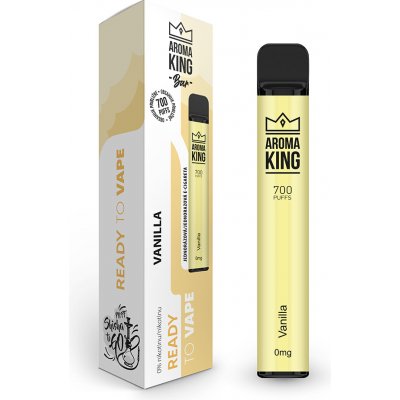 Aroma King Hookah Vanilla 0 mg 700 potáhnutí – Zboží Dáma
