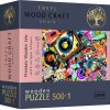 Puzzle TREFL Wood Craft Origin Ve světě hudby 501 dílků
