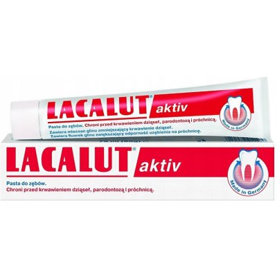 Lacalut Aktiv chrání před krvácením dásní a parodontózou 75 ml – Zbozi.Blesk.cz