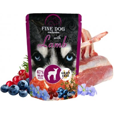 Fine Dog XXL s Jehněčím 500 g – Hledejceny.cz