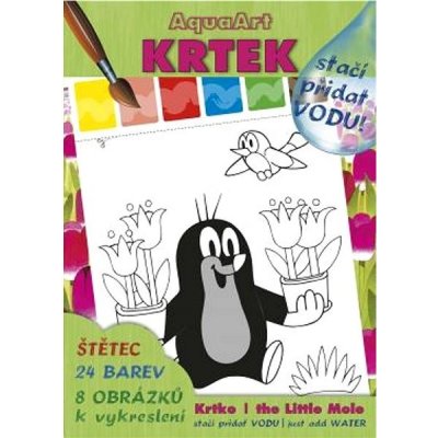 AKIM Omalovánka A4 Akim AquaArt stačí přidat vodu! Krtek 2 468632 – Hledejceny.cz