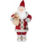 Dekorácia MagicHome Santa s lampášom, červený, 46 cm – Hledejceny.cz