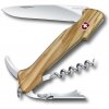 Vývrtka a otvírák lahve Victorinox 0.9701.64 Wine Master multifunkční nůž 130 mm, olivové dřevo, 6 funkcí