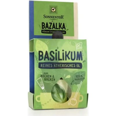 Sonnentor BIO éterický olej Bazalka pro kulinářské účely 4,5 ml