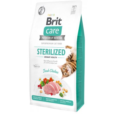 Brit Care Cat Grain-Free Sterilized Urinary Health 7 kg – Zboží Mobilmania