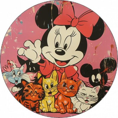 Jedlý papír Minnie a koťátka 19,5 cm – Hledejceny.cz