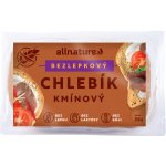 ALLNATURE Bezlepkový chlebík kmínový 350 g – Zboží Dáma