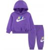 Kojenecká souprava Nike Nkn club fleece set 66L135-PB7 Fialová